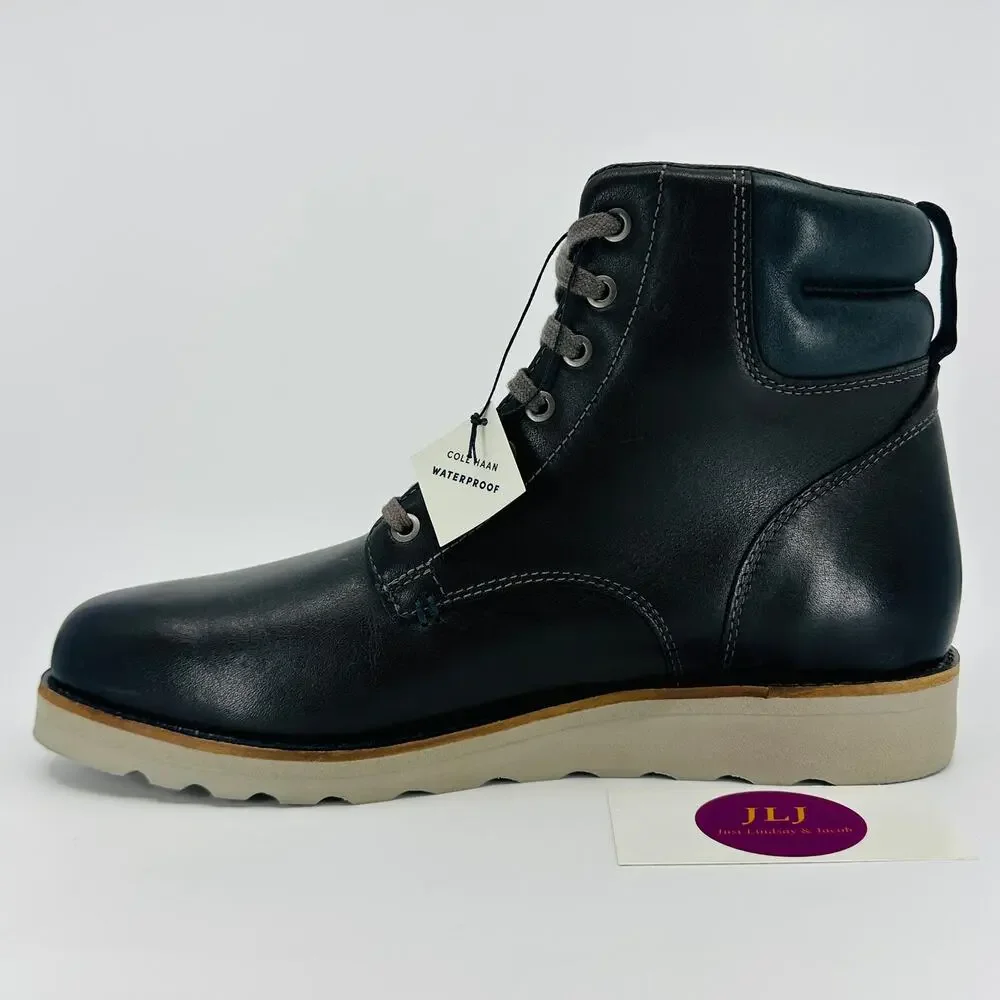 Cole Haan Men's Grand Woodbury Hiker Waterproof Leather Boots C39294 Size 8.5
